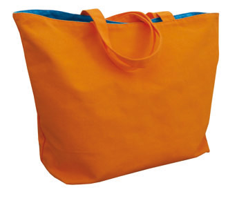 orange - sac Coton canvas 310g personnalisable