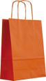 orange - sac en papier kraft personnalisé madrid